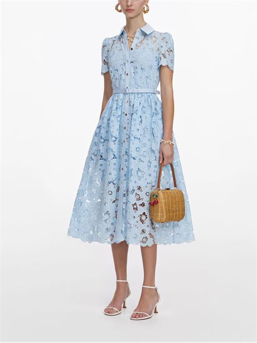 Midi dress SELF PORTRAIT | AC26024MBLBLUE